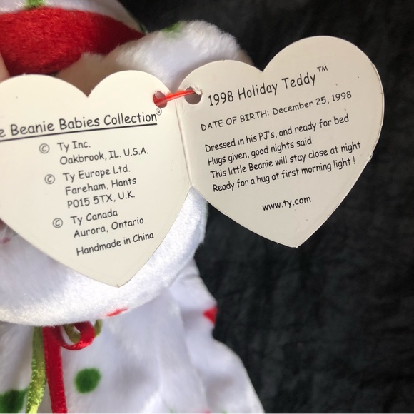 1998 Ty Holiday Teddy (1 of 3) - Picture 14 of 16